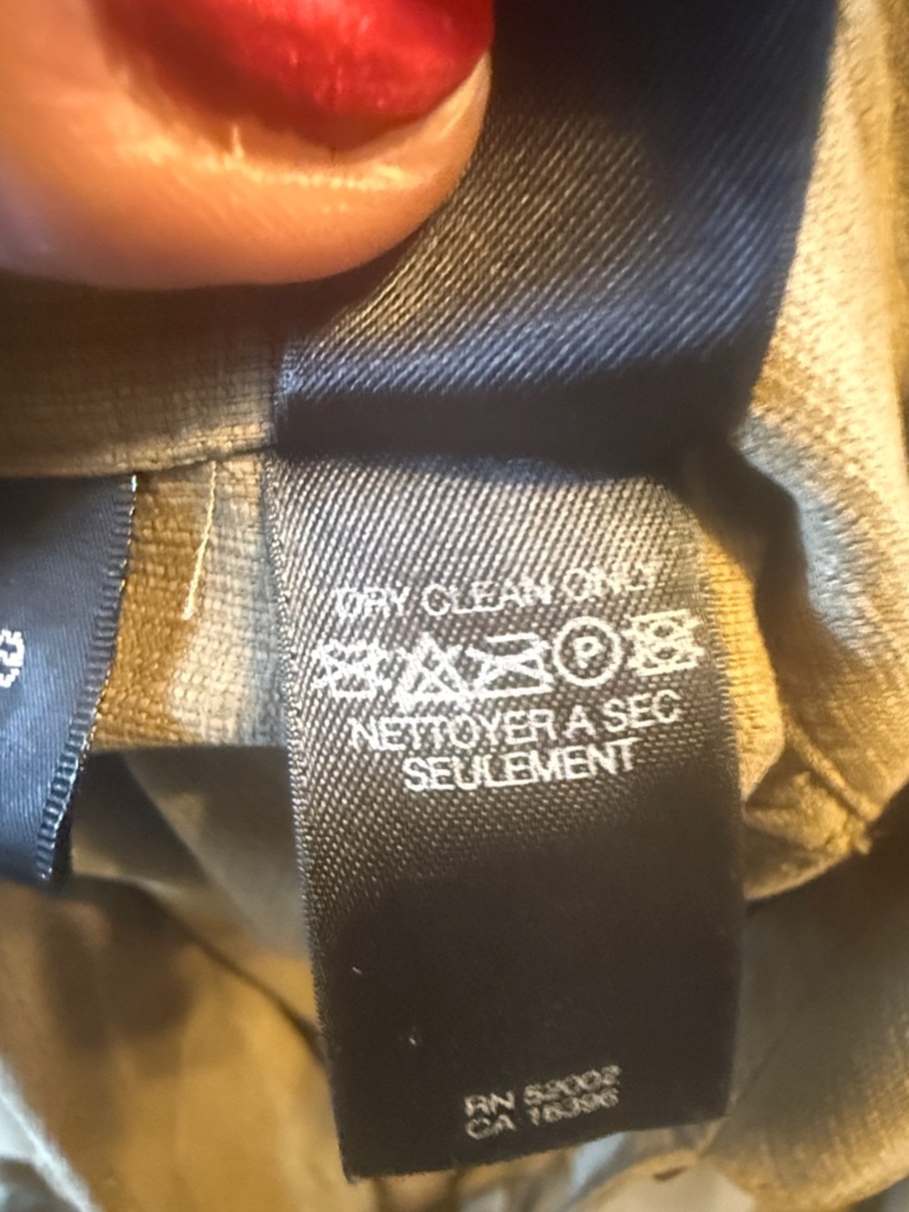 Liz Claiborne Olive Green Button-Front Maxi Dress - Picture 8 of 8